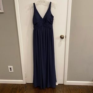Bill Levkoff Navy Bridesmaid Dress